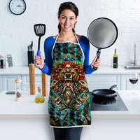 Viking Berserker Bear Warrior Apron Norse Mythology Rune Sigil Illustration