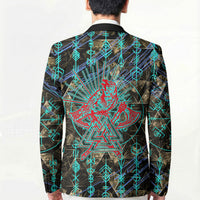 Viking Berserker Bear Warrior Blazer Norse Mythology Rune Sigil Illustration