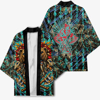 Viking Berserker Bear Warrior Kimono Norse Mythology Rune Sigil Illustration