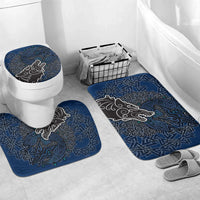 Viking Wolf and Valknut Bathroom Set Nordic Knotwork Rune Illustration