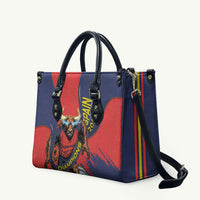 Spain Football 2026 Champions Leather Bag Bull Mascot Illustration In Spanish National Colors Comic Style