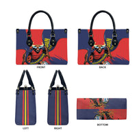 Spain Football 2026 Champions Leather Bag Bull Mascot Illustration In Spanish National Colors Comic Style
