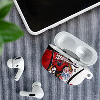South Korea Football 2026 Champions AirPods Case Taegeuk Warriors Tiger Mascot - Traditional Korean Art Style