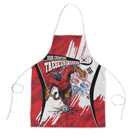 South Korea Football 2026 Champions Apron Taegeuk Warriors Tiger Mascot - Traditional Korean Art Style