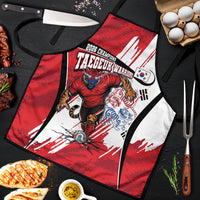 South Korea Football 2026 Champions Apron Taegeuk Warriors Tiger Mascot - Traditional Korean Art Style