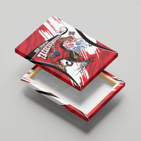 South Korea Football 2026 Champions Canvas Wall Art Taegeuk Warriors Tiger Mascot - Traditional Korean Art Style