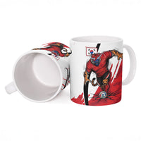 South Korea Football 2026 Champions Ceramic Mug Taegeuk Warriors Tiger Mascot - Traditional Korean Art Style