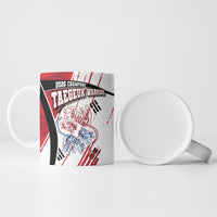 South Korea Football 2026 Champions Ceramic Mug Taegeuk Warriors Tiger Mascot - Traditional Korean Art Style