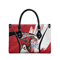 South Korea Football 2026 Champions Leather Bag Taegeuk Warriors Tiger Mascot - Traditional Korean Art Style