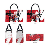 South Korea Football 2026 Champions Leather Bag Taegeuk Warriors Tiger Mascot - Traditional Korean Art Style