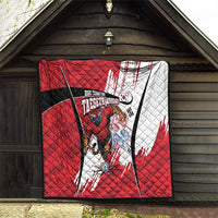 South Korea Football 2026 Champions Quilt Taegeuk Warriors Tiger Mascot - Traditional Korean Art Style
