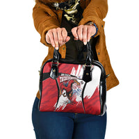 South Korea Football 2026 Champions Shoulder Handbag Taegeuk Warriors Tiger Mascot - Traditional Korean Art Style