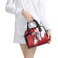 South Korea Football 2026 Champions Shoulder Handbag Taegeuk Warriors Tiger Mascot - Traditional Korean Art Style