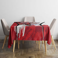 South Korea Football 2026 Champions Tablecloth Taegeuk Warriors Tiger Mascot - Traditional Korean Art Style