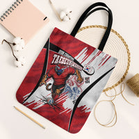 South Korea Football 2026 Champions Tote Bag Taegeuk Warriors Tiger Mascot - Traditional Korean Art Style
