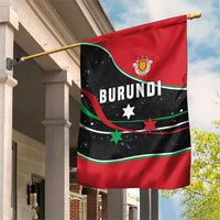 Burundi Garden Flag with Athletics Runners Black Red Green Flag Spirit
