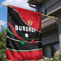 Burundi Garden Flag with Athletics Runners Black Red Green Flag Spirit