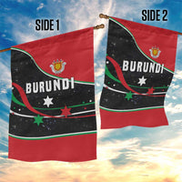 Burundi Garden Flag with Athletics Runners Black Red Green Flag Spirit
