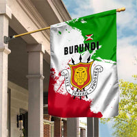 Burundi Flag Garden Flag with National Emblem and Motto Unité Travail Progres