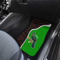 Burundi Turaco Car Mats with National Bird and Flag Pattern