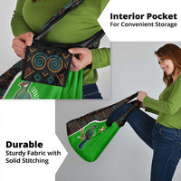 Burundi Turaco Grocery Bag with National Bird and Flag Pattern