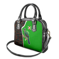 Burundi Turaco Shoulder Handbag with National Bird and Flag Pattern
