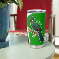 Burundi Turaco Tumbler Cup with National Bird and Flag Pattern