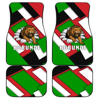 Burundi - Roaring Lion Car Mats with National Flag Colors