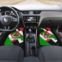 Burundi - Roaring Lion Car Mats with National Flag Colors