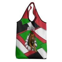 Burundi - Roaring Lion Grocery Bag with National Flag Colors