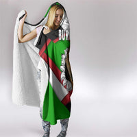 Burundi - Roaring Lion Hooded Blanket with National Flag Colors