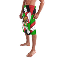Burundi - Roaring Lion Lavalava with National Flag Colors