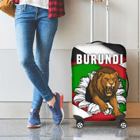 Burundi - Roaring Lion Luggage Cover with National Flag Colors