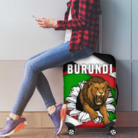 Burundi - Roaring Lion Luggage Cover with National Flag Colors
