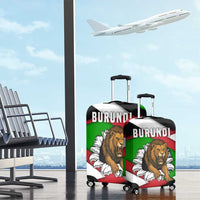 Burundi - Roaring Lion Luggage Cover with National Flag Colors