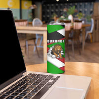 Burundi - Roaring Lion Skinny Tumbler with National Flag Colors