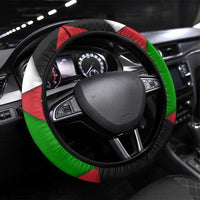 Burundi - Roaring Lion Steering Wheel Cover with National Flag Colors