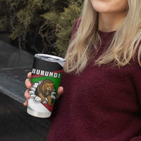 Burundi - Roaring Lion Tumbler Cup with National Flag Colors