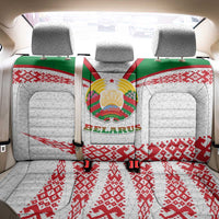 Belarus National Emblem Back Car Seat Cover with Folk Pattern White Green Red Sweatshirt