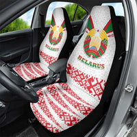 Belarus National Emblem Car Seat Cover with Folk Pattern White Green Red Sweatshirt