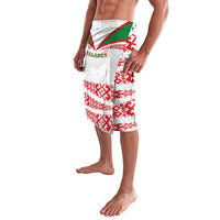 Belarus National Emblem Lavalava with Folk Pattern White Green Red Sweatshirt