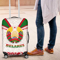 Belarus National Emblem Luggage Cover with Folk Pattern White Green Red Sweatshirt