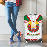 Belarus National Emblem Luggage Cover with Folk Pattern White Green Red Sweatshirt