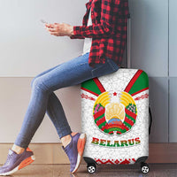 Belarus National Emblem Luggage Cover with Folk Pattern White Green Red Sweatshirt