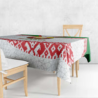 Belarus National Emblem Tablecloth with Folk Pattern White Green Red Sweatshirt