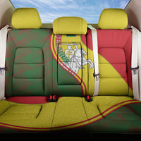 Belarus Pahonia Knight Crest Back Car Seat Cover with Red Green Yellow Folk Pattern Design