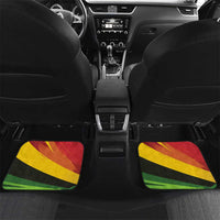 Belarus Red and Yellow National Crest Car Mats with Pahonia Knight and Folk Motif Design