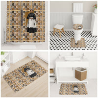 Harriet Powers 1898 Bible Quilt Bathroom Set African American Folk Art