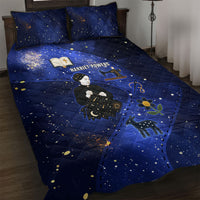 Harriet Powers Quilt Bed Set African American History - Galaxy Celestial Starry Night - Folk Art Quilter