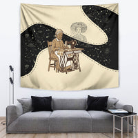 Harriet Powers Celestial Mystery Tapestry Vintage Line Art - African American Folk Quilt Pattern